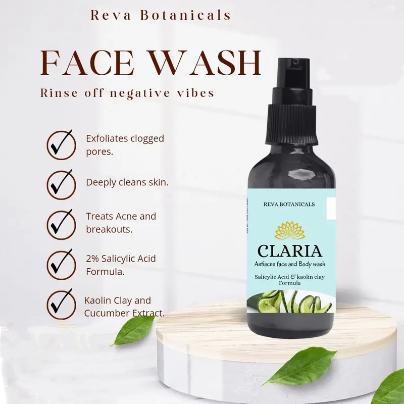 Claria herbal face wash 