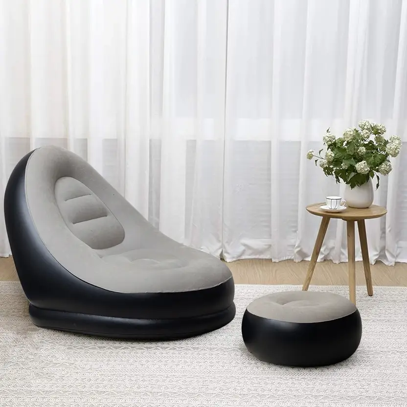 Intex Ultra Lounge Inflatable Chair with Ottoman