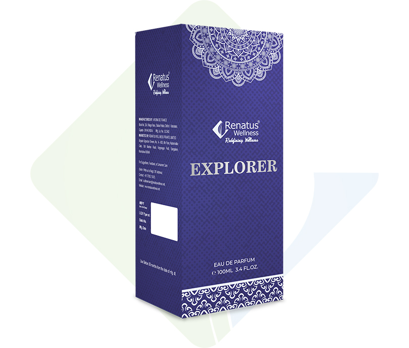 Renatus Wellness Explorer Eau De Parfum e100ML 3.4 FL.OZ.