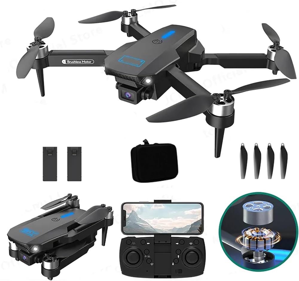E88 PRO Poldble Drone with Hover Function Hovering Position, and Height Control, Quadcopter, 14+ Age Recommended