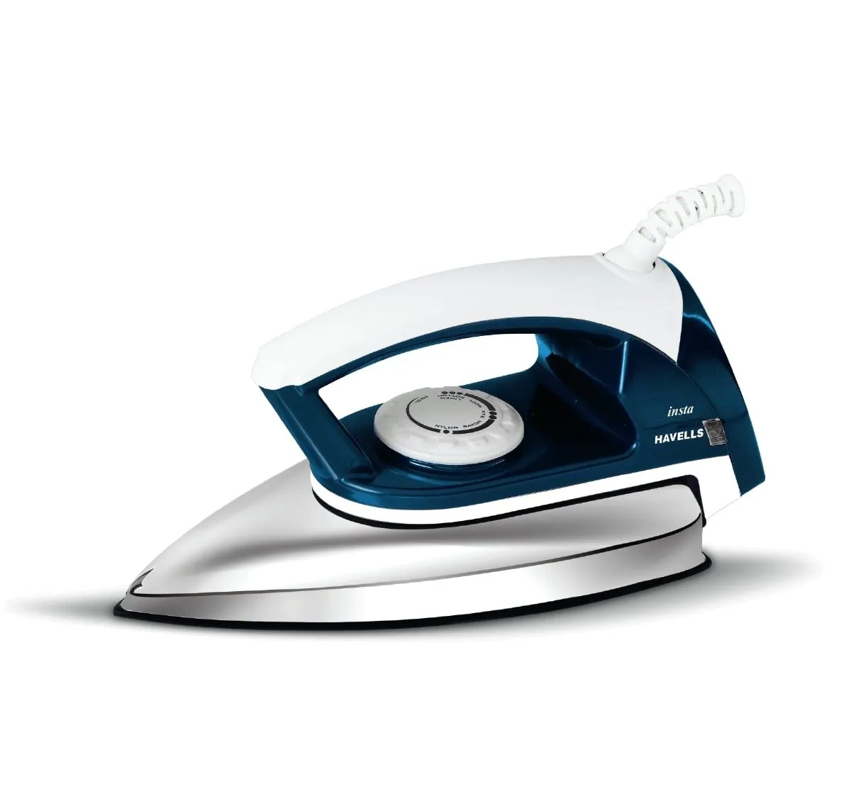 Havells Insta 600 W Dry Iron with Greblon Non-Stick Coating and 2 Year Warranty | Lightweight and Easy to Use