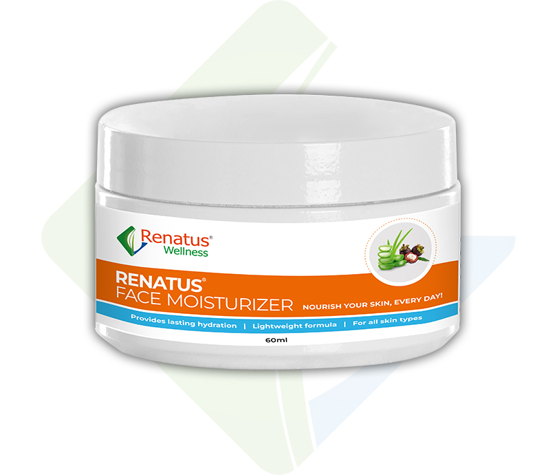 Renatus Wellness Face Moisturizer Provides lasting hydration, Lightweight formula, For all skin types, Nourish Your Skin, Every Day!