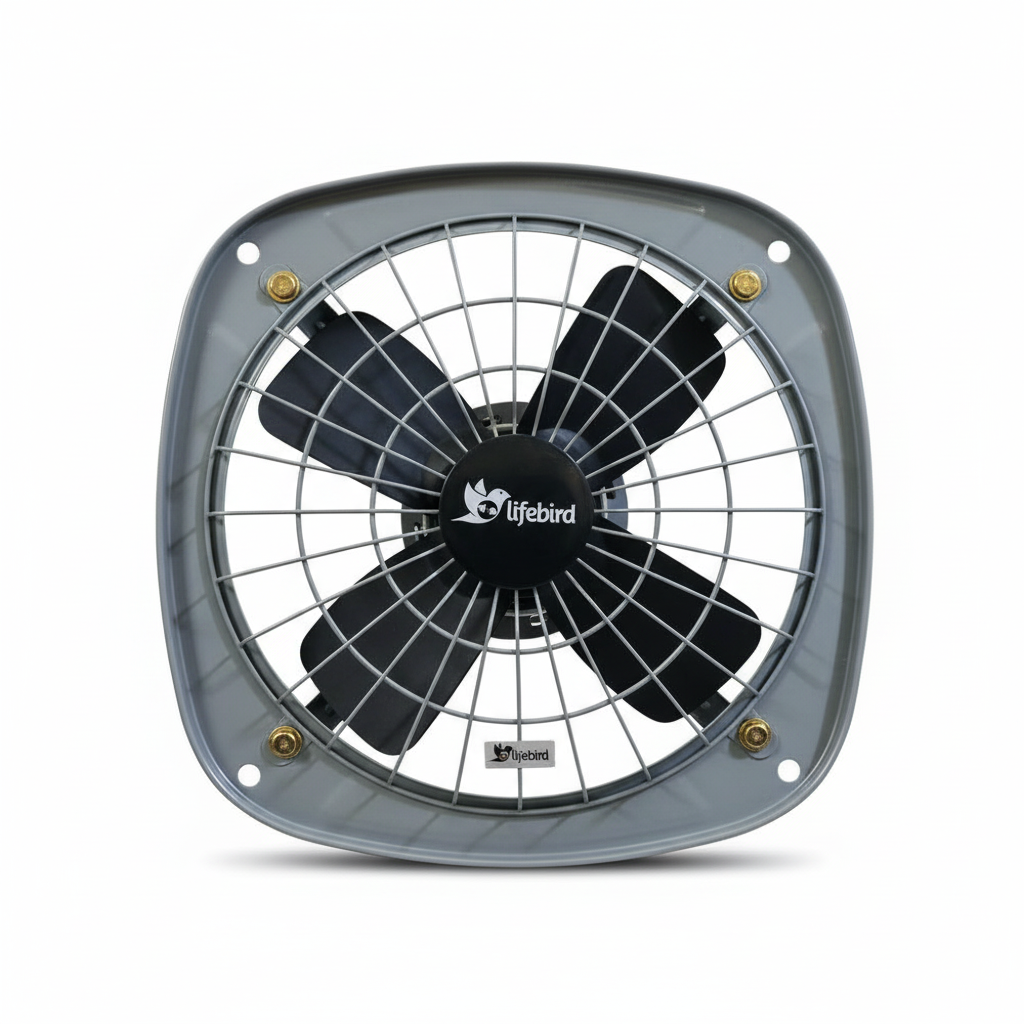 Lifebird Fresh Air Fan 300mm / 12" with 24 Months Warranty on Motor Only, Heavy Duty Motor, Energy Saver, Computerised Tested, Inverter Safe