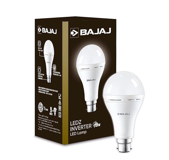Bajaj LEDZ Inverter 9W LED Lamp(Pack of 2)