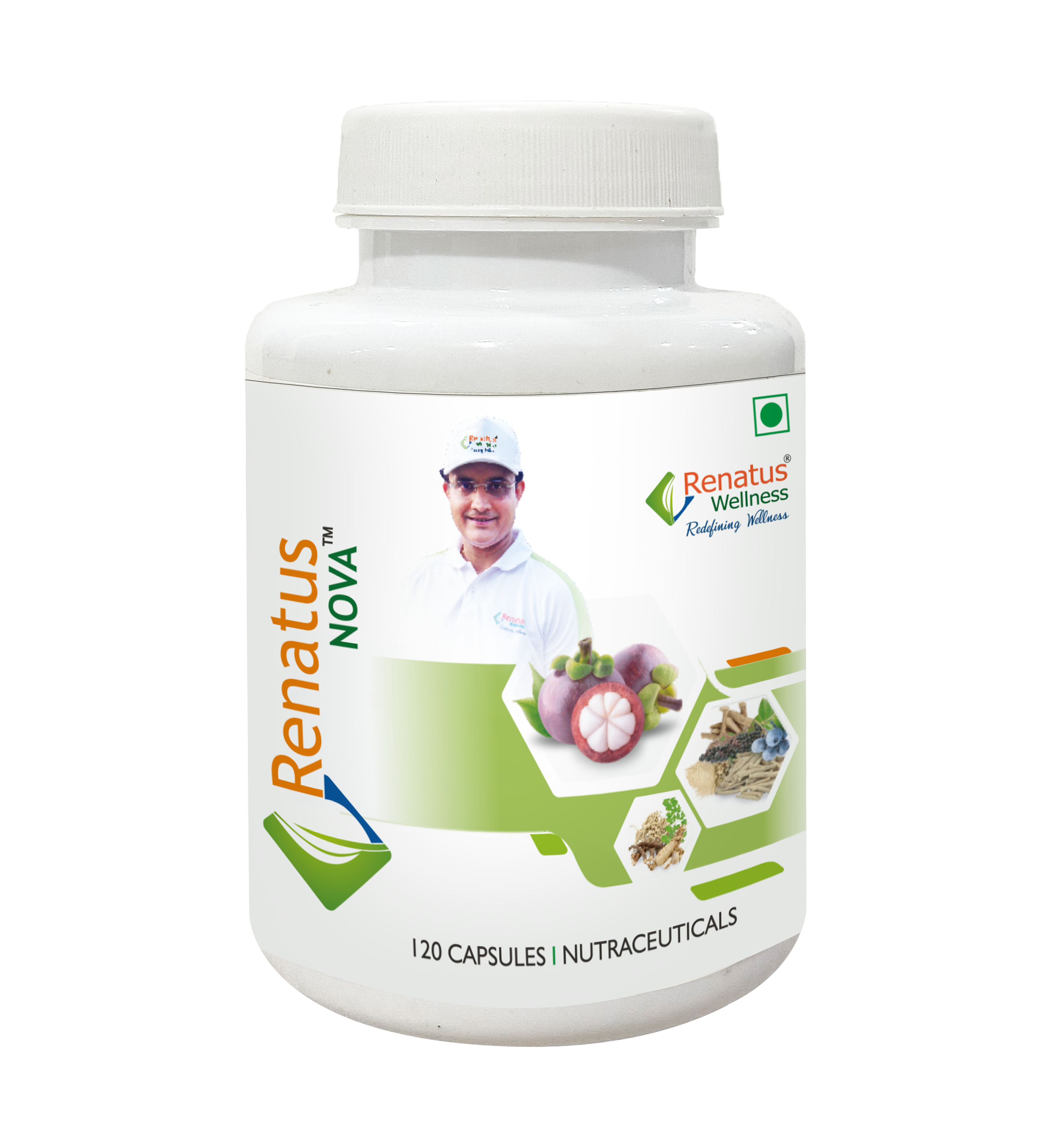 Renatus Nova 120 Capsules I Nutraceuticals Supplement ,Redefining Wellness ,Boost Immunity,Enhance Energy Level , Reduce Stress, Improve Overall Health