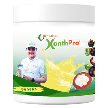 Renatus XanthPro Banana Flavour Health Supplement, Blend of natural fruits for nutrition and immune support, Enhanced Well-being