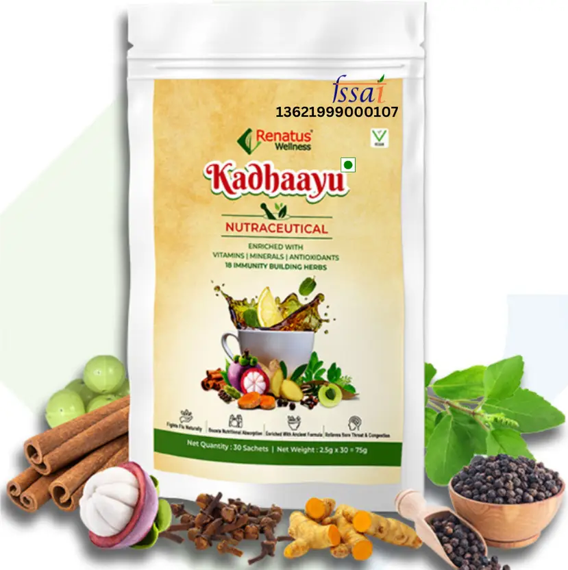 Renatus Wellness Kadhaayu Nutraceutical Enriched with Vitamins, Minerals, Antioxidants & 18 Immunity Building Herbs