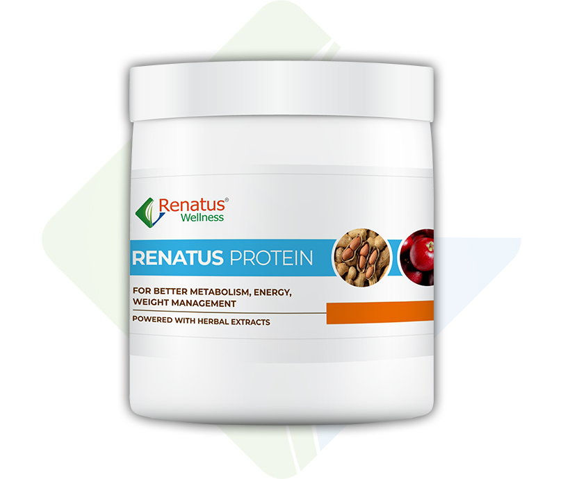 Renatus Wellness Renatus Protein for Better Metabolism, Energy, Weight Management Powered with Herbal Extracts