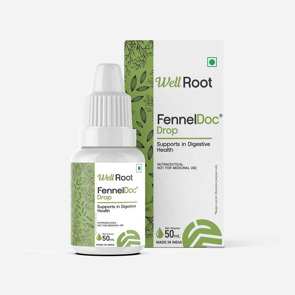 Well Root FennelDoc Drop Supports in Digestive Health, Nutraceutical, Not for Medicinal Use, 50ml