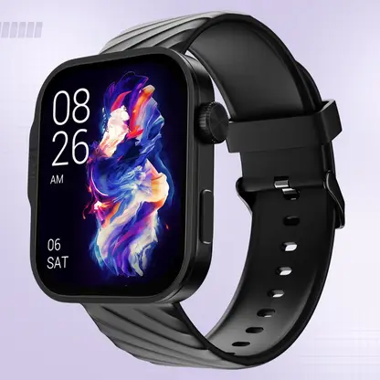 Noise Colorfit Caliber 3 Plus Smart Watch with 1.96" AMOLED Display Receive Payments, BT Calling Designed In India
