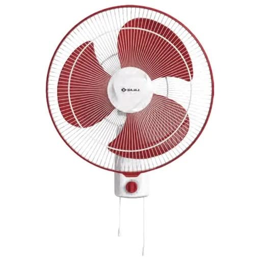 Bajaj Rapido Wall Fan 400MM Wine Red