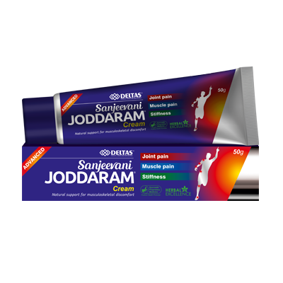 Deltas Sanjeevani Joddaram Cream - Natural Support for Musculoskeletal Discomfort, Relieves Joint Pain and Muscle Stiffness