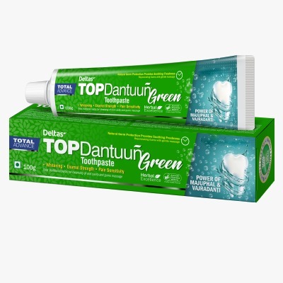 Deltas TOTAL ADVANCE TOP Dantuun Green Toothpaste 100g