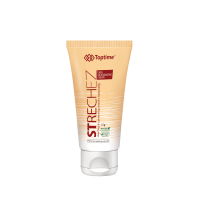Toptime Strechez Skin Rejuvenating Cream Avertig & Correcting Marks Naturally 50g