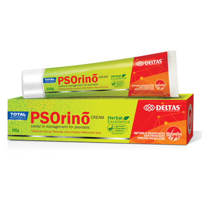Deltas PSOrino Cream Useful in management for psoriasis Herbal Excellence