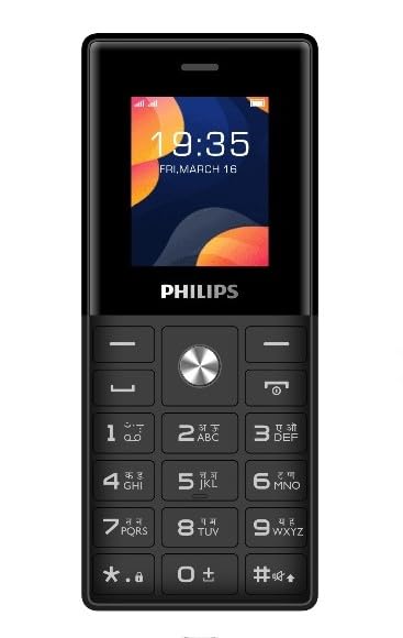 Philips Mobile Phone 2000 Series with 1.77" TFT Display, 2500mAh Battery, Digital Camera, and Type-C Charger Port