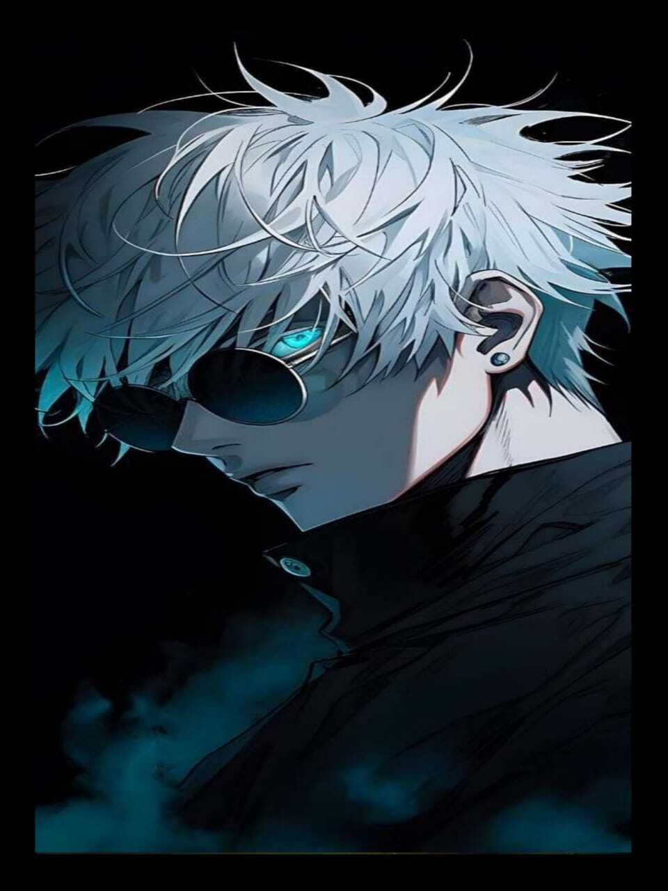 AI Generated Anime Character in Black Coat